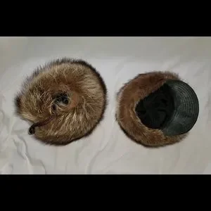 Accessories | Vintage Rabbit Fur Hat And Muff In Perfect  display picture 2